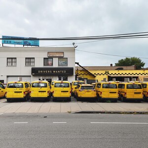 Yellow Taxi Print, Yellow Cab Print, Greenpoint, Brooklyn Photography, New York Taxi, New York Cab, Brooklyn Print, New York Photography