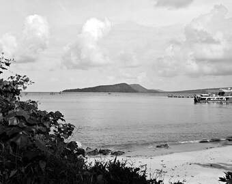Koh Rong, Cambodia, Island Print, Cambodia Photography, Cambodia Wall Art, Cambodia Print, Travel Photography, Asia, Mountain, Island, Beach