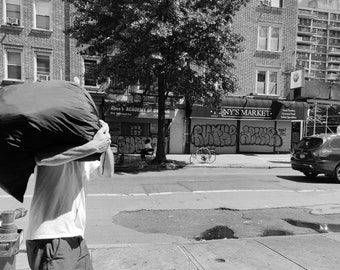 Brooklyn Photography, Brooklyn Print, Street Photography, Crown Heights, New York Photography, Man Print, Prospect Heights, Brooklyn Art