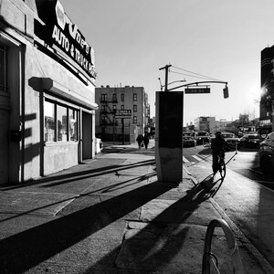 Brooklyn Print, Brooklyn Photography, Brooklyn Wall Art, Greenwood Heights, New York Photography, Brooklyn Cityscape, Black And White Photo