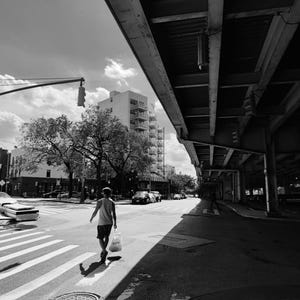 Photographie de Brooklyn, impression de Williamsburg, impression de Brookyn, art mural Brooklyn, photographie noir et blanc, impression de New York, Photo de New York