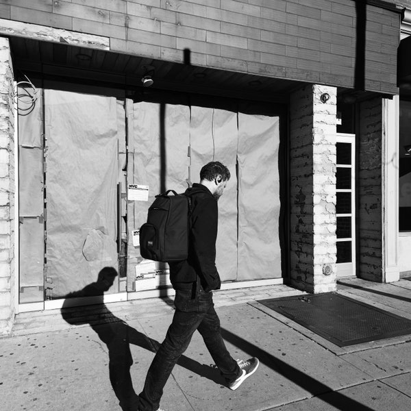 Prospect Heights, Brooklyn Print, Brooklyn Photography, Street Photography, Street Photo, Black And White, New York Street, Urban, Shadow