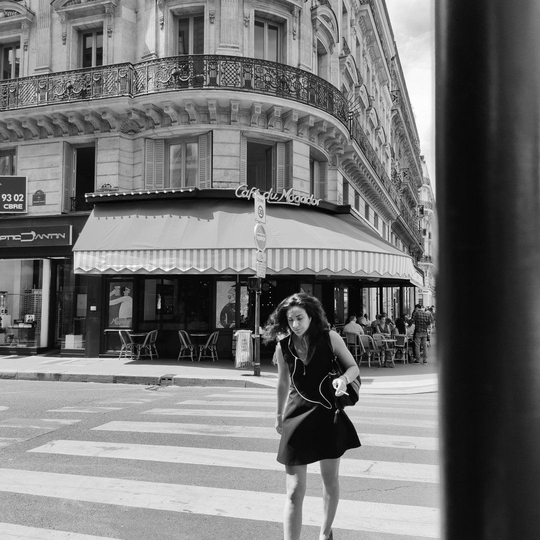 Paris Street Photography Print Black and White Paris Print - Etsy UK
