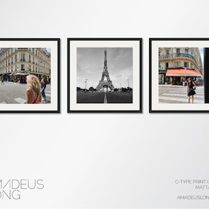 The Paris Collection: Set Of Three Paris Photography Prints, Paris Wall Art, Print Set, Paris Print Set, Paris Decor, Fine Art Photography