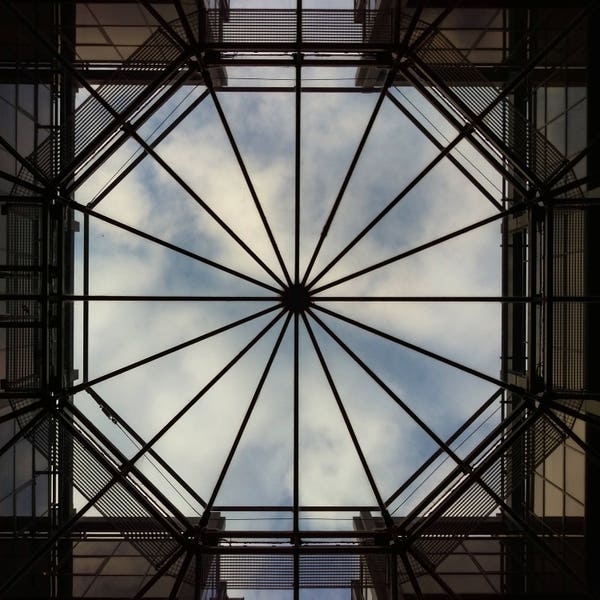 Architectural Print, Architecture Photography, Geometric Print, Geometry Art, Sky Photography, Wall Art, Colour Photo Print, Unframed
