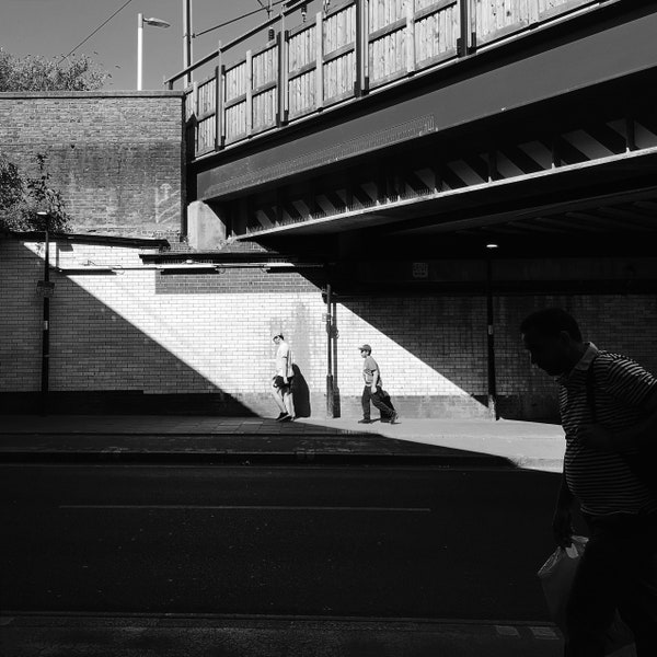 Finsbury Park Print, London Print, London Street Photography, Black And White Photography, Street Scene, City Scene, North London Print