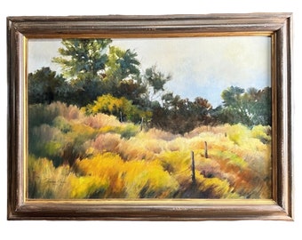 Grass Lands- Original Oil Panting by Rebecca Mann