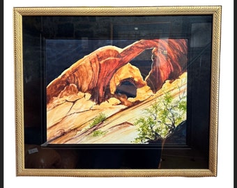 Desert Splendor- Original Watercolor Panting by Rebecca Mann