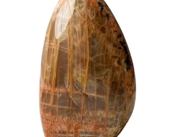 C7- Natural Orange Moonstone Crystal Freeform #12