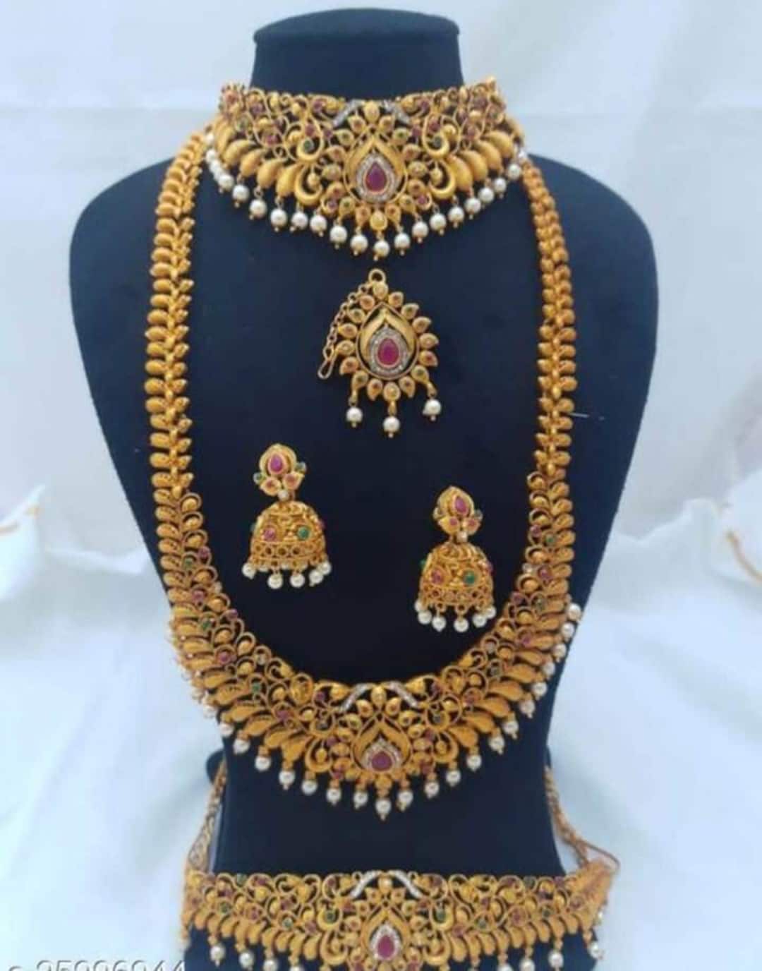 New Design South Indian Jewelry Set South Asian Jewelry Etsy
