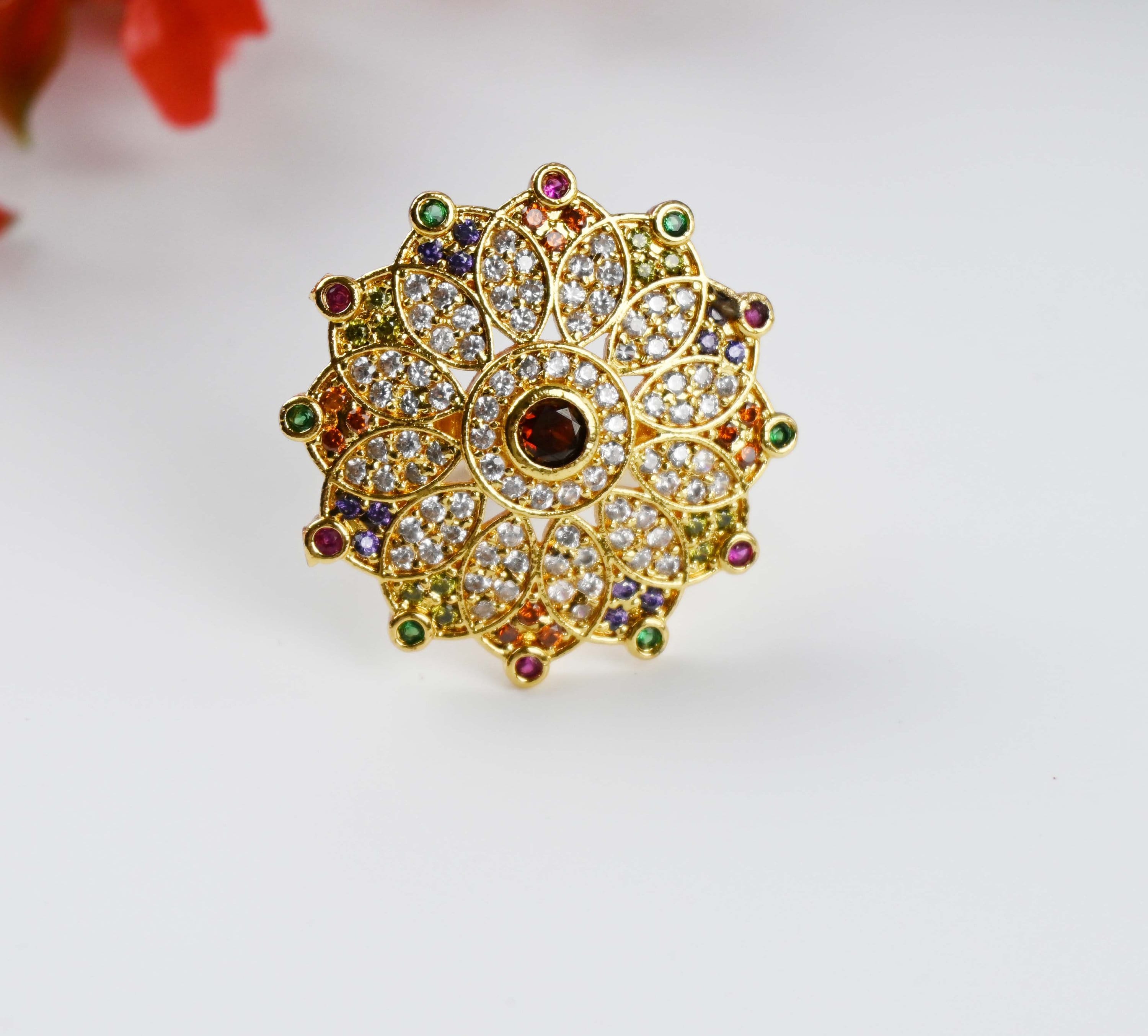 18K Jodha Gold Ring, 4.07gm at Rs 22000 in Lucknow | ID: 2851324566997