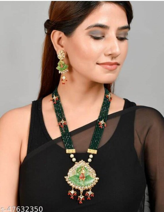 Kundan chain on sale for jewellery making