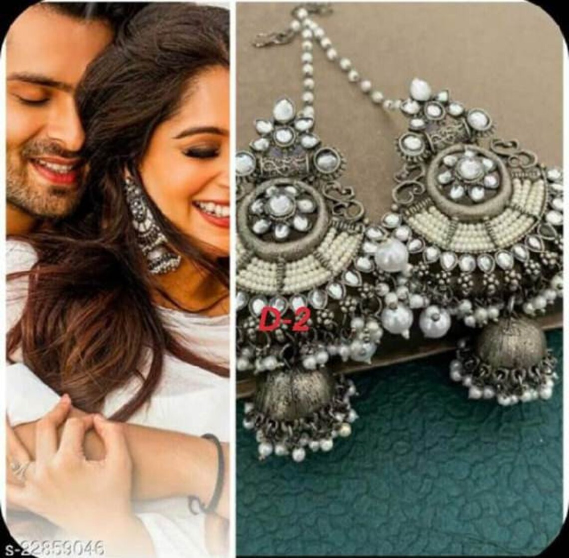 Kundan Tops With Jhumki main image 0