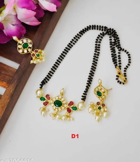 Mangalsutra clearance pendant set