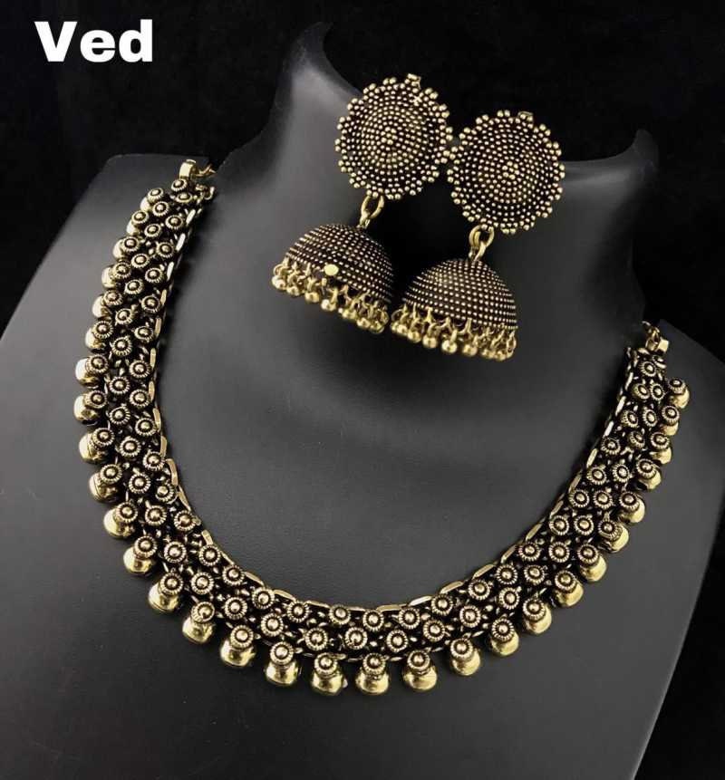 Beautiful Jewelry Imitation Jewelry Silver Oxidized Necklace Etsy Canada