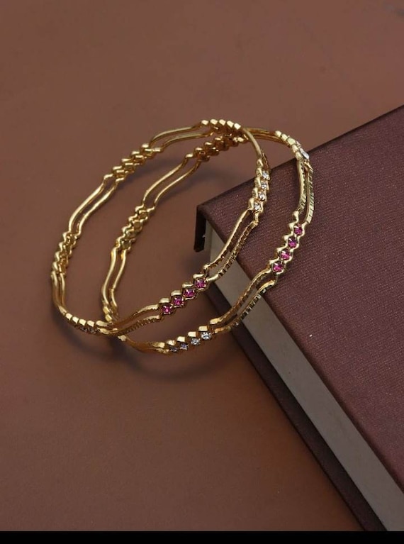 Light weight gold bracelet designs #goldbracelet #bracelet  #latestgoldbracelet | By The Fashion PlusFacebook
