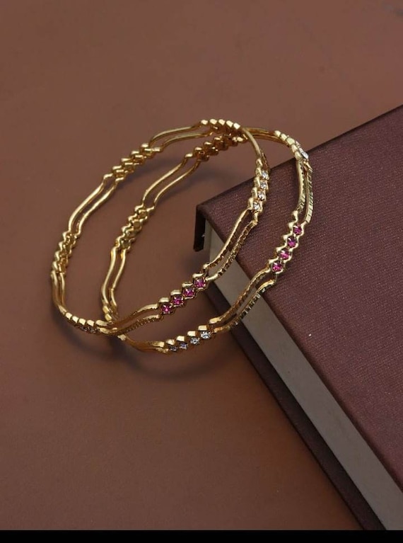 Beautiful gold bangles design deals