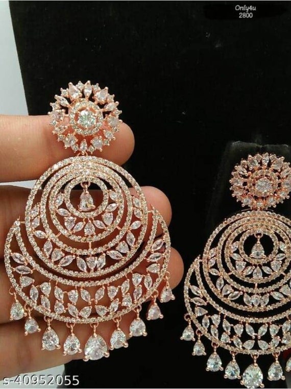 Chandbali Earrings | 22k Gold | Gold Plated Silver