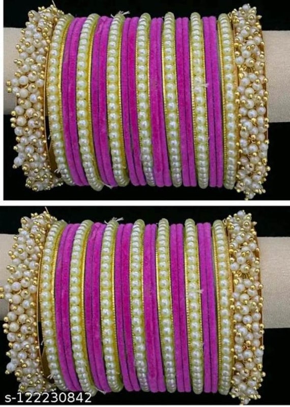 Purple indian bangles sale