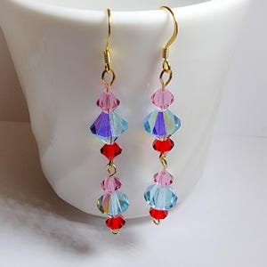 Preciosa Crystal Dangle Earrings: Valentine&#39;s Day