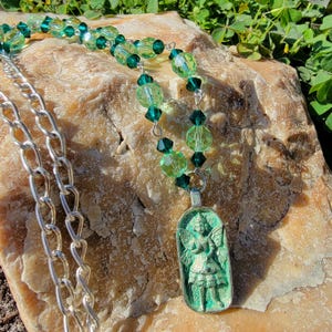 One Thousand Wishes Fairy Pendant Necklace: 33in.