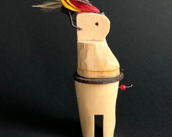 Folk Art Assemblage - PRIDE -Vintage Doll Parts
