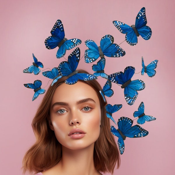 Butterfly Fascinator Etsy