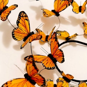 The Delfina Monarch Butterfly Fascinator image 2