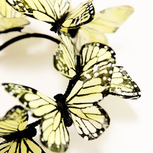 Yellow Monarch Butterfly Headband image 4