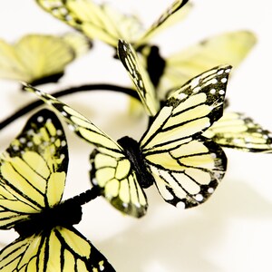 Yellow Monarch Butterfly Headband image 3