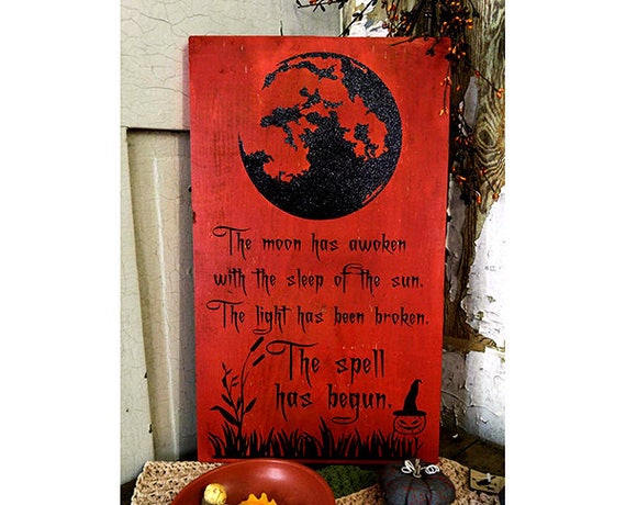 The Spell Halloween Witch Decor Witchcraft Decorations Etsy