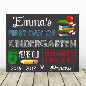 First Day Of School Sign, Beginning Of School, Back To School Sign, Start Of School Year, First Day Of School Year, Custom School Chalkboard