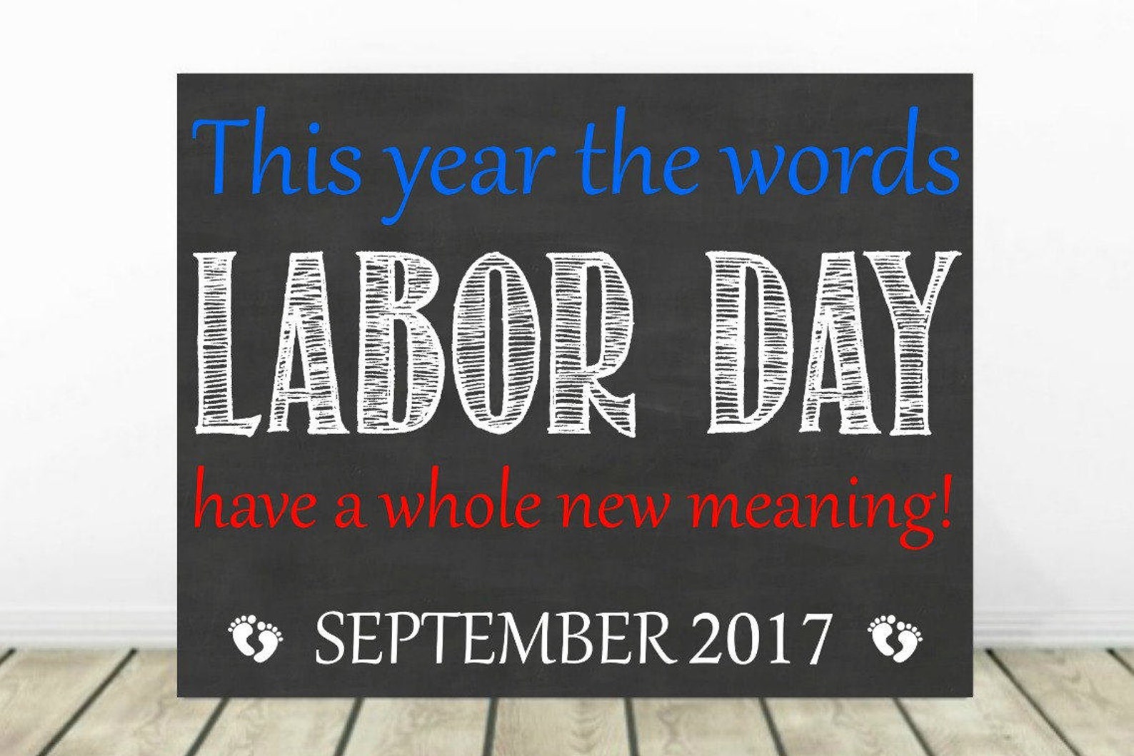 Labor Day Pregnancy Announcement Baby Announcement Pregnancy Etsy