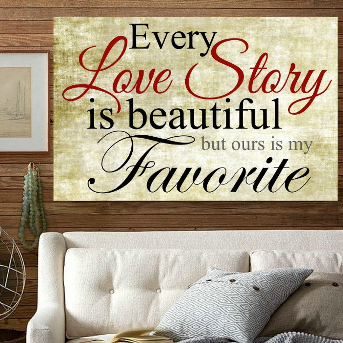 Every Love Story Is Beautiful Printable Wall Art Wedding Etsy