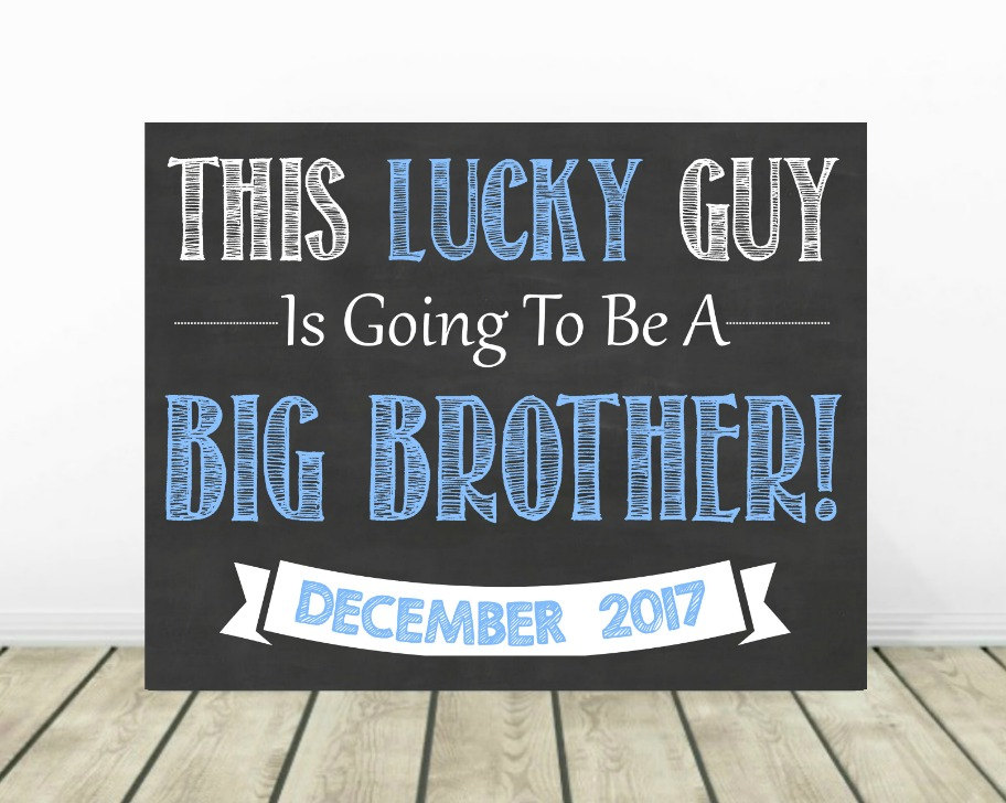 Big Brother Announcement Sibling Announcement 2nd Pregnancy Etsy