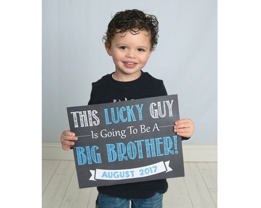 thumbnail image 2 of Promoted To Big Brother Est 2021 Pregnancy Announcement - Promoted To Big Brothe 2 of 10