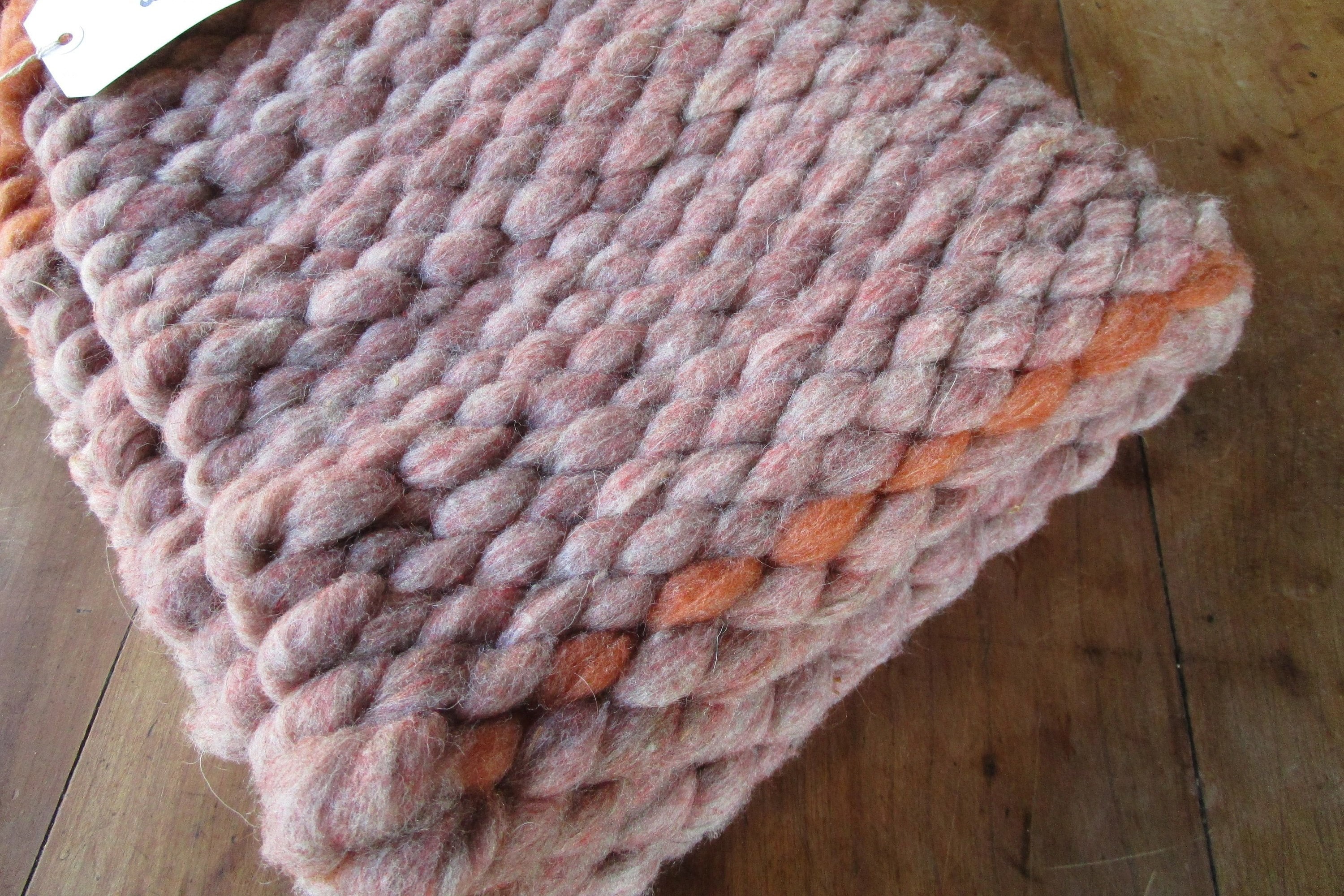 Tapis de Méditation - Tapis Pour Bébé Violette et Citrouille 100 % Pure Laine