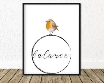 Yoga Gift Art, Yoga Wall Art, Yoga Wall Posters, Yoga Gift Print, Balance, Yoga Print Art, Yoga Poster Print, Printable Yoga Art, Yoga Art