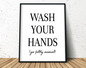 Funny Bathroom Art, Bathroom Sign, Bathroom Wall Decor, Bathroom Wall Art, Digital Print, Bathroom Prints, Funny Wall Art