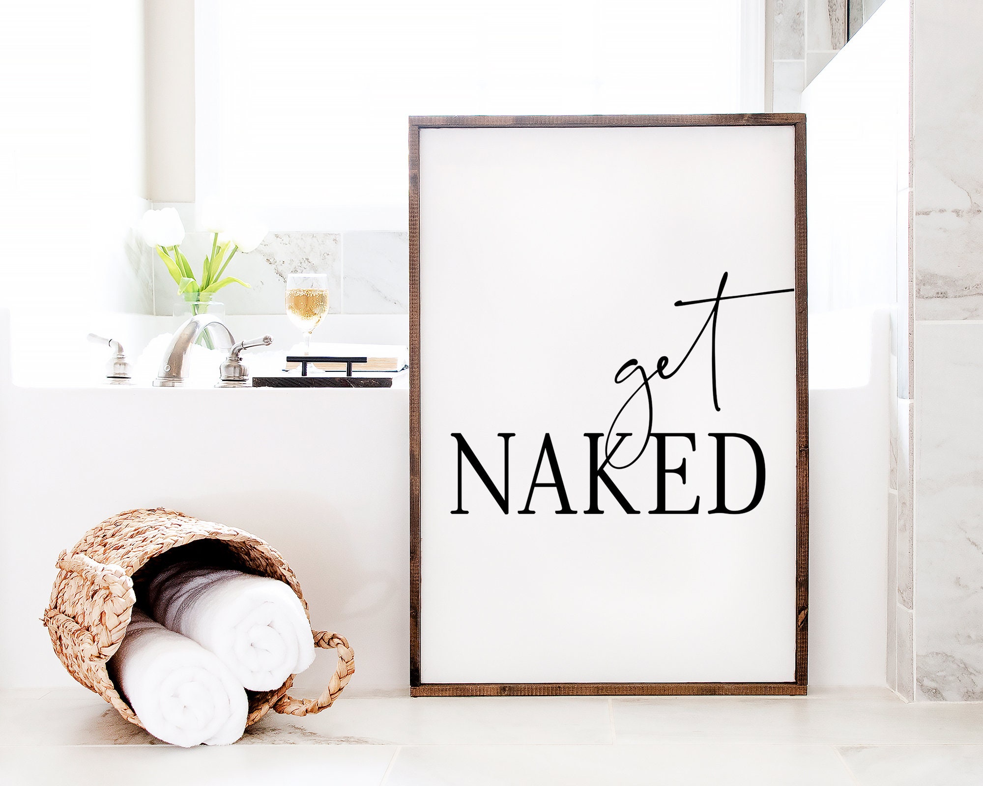 Get Naked Instant Download Printable Wall Art Digital Etsy