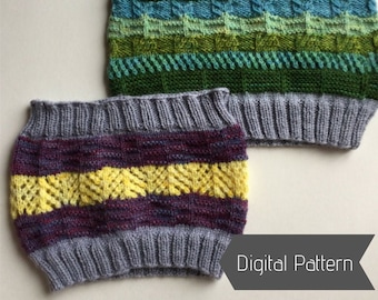 Digital Knitting Pattern | Mini-Skein Cowl Knitting Pattern | Digital Download