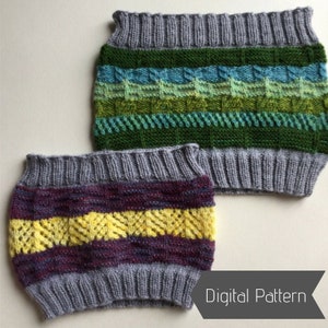 Digital Knitting Pattern | Mini-Skein Cowl Knitting Pattern | Digital Download