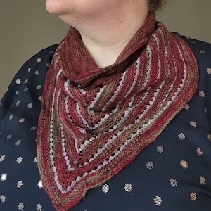 Digital Knitting Pattern For Cowlette, Payson Cowlette, Knit Cowl Pattern, Knit Shawl Pattern