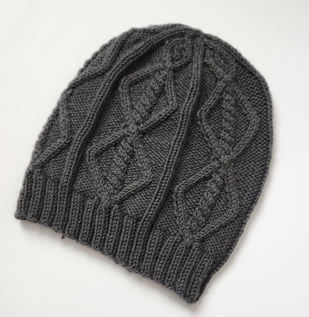 Cabled Hat Knitting Pattern | Beginner Friendly (digital Download) - Etsy