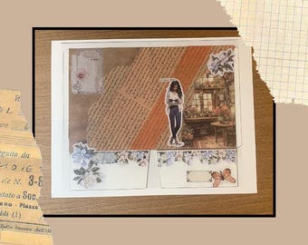 Rincones acogedores: diseño imprimible y plegable para minicuadernos.