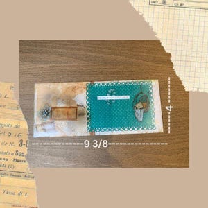 Artistic Printable Envelope - Handmade Look - DIY Scrapbook Design