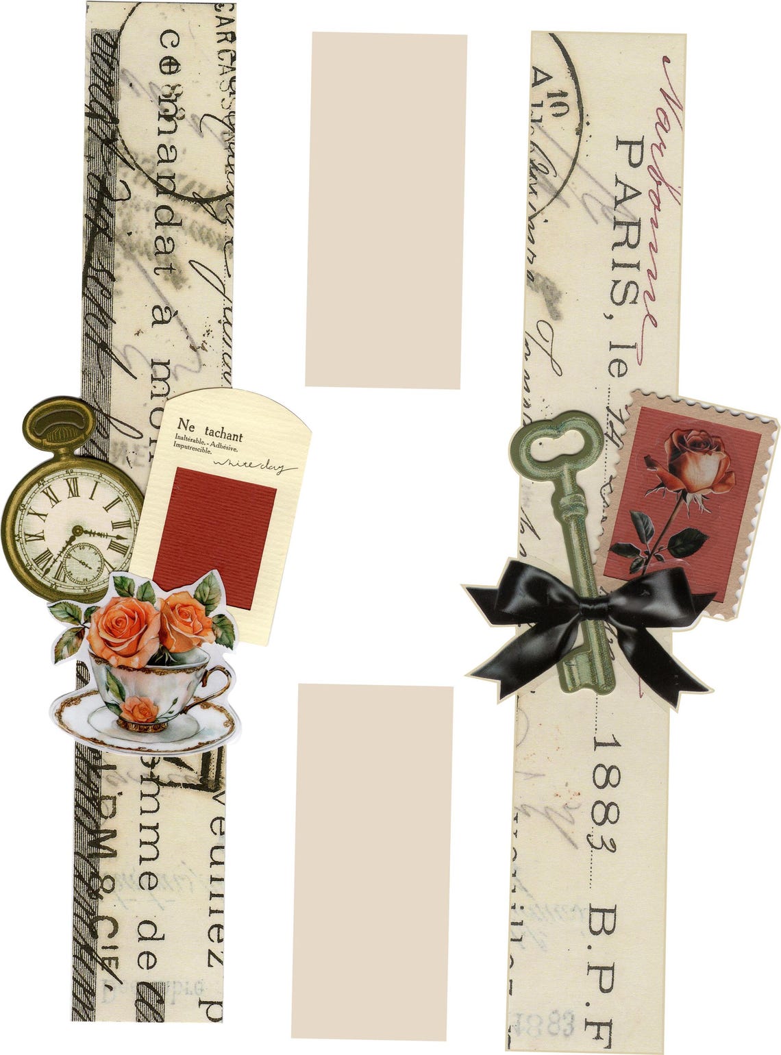 Timeless Treasures Printable Belly Bands Etsy