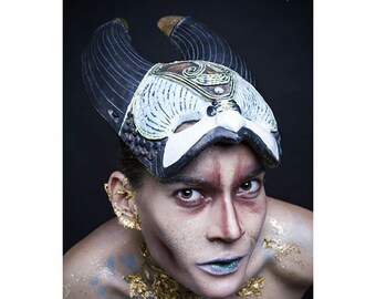 Decorative mask "Horned"
