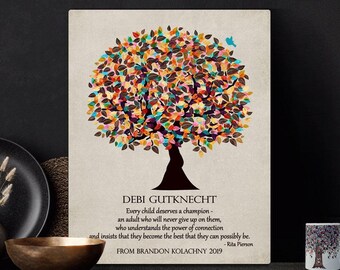 Elementary Teacher Gift, Gift from Student, Teacher Appreciation Gift Ideas from PTA, Rita Pierson Quote, End of Year, Retirement Gift 1321