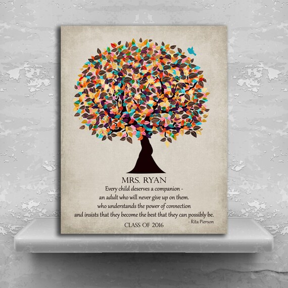 Special Teacher Gift, Personalized, Rita Pierson Quote,